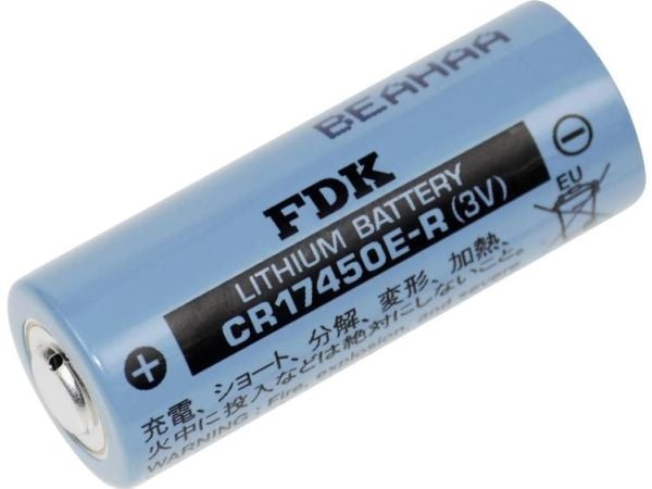 FDK CR17450ER spesialbatteri 17450 høystrømskompatibelt, tåler høy temperatur, tåler lav temperatur Litium 3 V 2400 mAh (1 stk.)