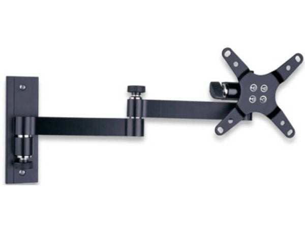 Techly LED 100 - Monteringssett (veggfeste med svingarm) for LCD-TV - svart - skjermstørrelse: 33-76,2 cm (13 tommer-30 tommer)