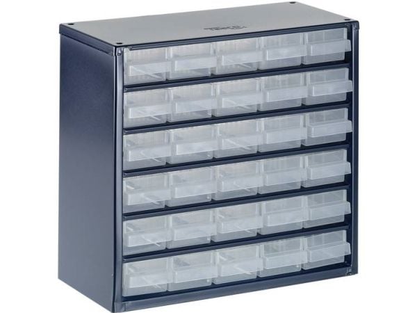 raaco 630-00, Verktøykiste, Polypropylen, Blå, 306 mm, 150 mm, 283 mm