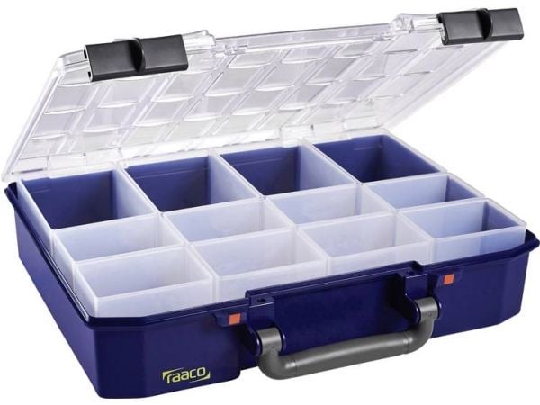 raaco CarryLite 80 4x8-12 Sortimentetui Antall rom: 12 1 stk.