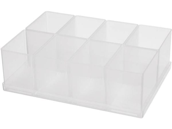raaco Insert 80 8xBA8-1, Brett, Assorter 80, Boxxser 80, CarryLite 80, Gjennomsiktig, 220 mm, 160 mm, 69 mm