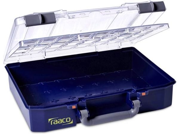 raaco CarryLite 80 4x8-0/DLU, Blå, Polykarbonat (PC), Polypropylen (PP), 337 mm, 278 mm, 82 mm, 881 g