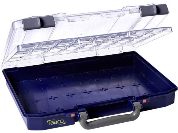 raaco CarryLite 55 4x8-0/DLU, Blå, Polykarbonat (PC), Polypropylen (PP), 337 mm, 278 mm, 58 mm, 806 g