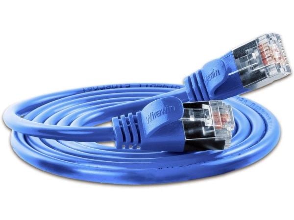 SLIM Patchcords SLIM Light STP, 0,5 m, Cat6, U/FTP (STP), RJ-45, RJ-45, Blå