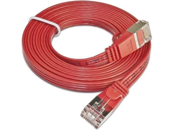 Triotronik PKW-STP-SLIM-KAT6 0,5 RT - RJ-45 - RJ-45 - M?nnlich/m?nnlich - 10/100/1000Base-T(X) - Cat6 - U/FTP (STP) (PKW-STP) -SLIM-KAT6 0,5 RT)