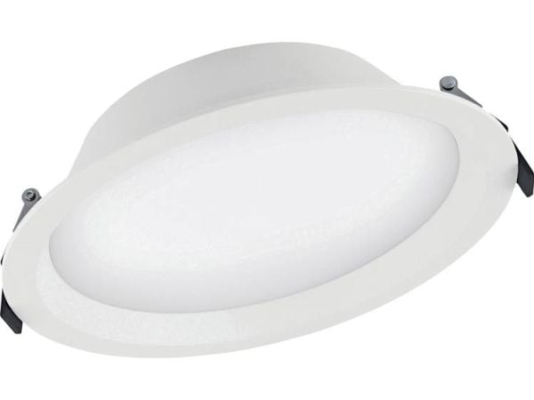 LEDVANCE DL ALU DN 200 25 W 3000 K IP44 WT, 1 pære(r ), 3000 K, 2250 lm, IP44, Hvid