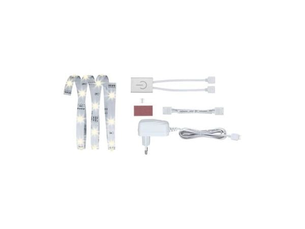 Paulmann 709.54, Universale lysstriper, Innendørs, Klebende teip, Hvit, Plast, II