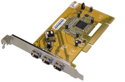 Dawicontrol DC 1394 PCIE - FireWire-sovitin - PCIe - Firewire - 3 porttia