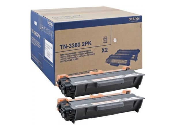 Brother TN-3380TWIN, 16000 sivua, musta, 2 kpl