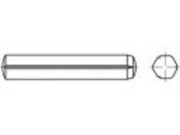 TOOLCRAFT TO-5378442 Sylinderspiker 2 mm rustfritt stål A1 100 stk