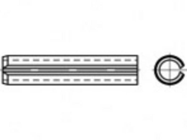 TOOLCRAFT TO-5386260 rørstifter fjærstål 1000 stk
