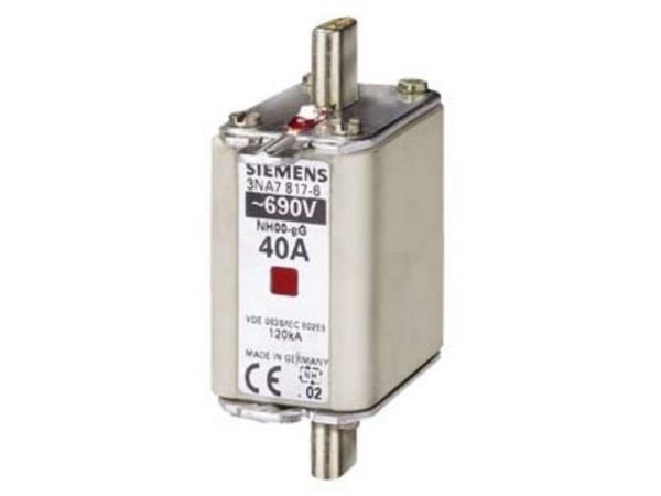 Siemens 3NA78226 Sikringsindsats Sikringsstørrelse = 0 63 A 690 V 3 stk