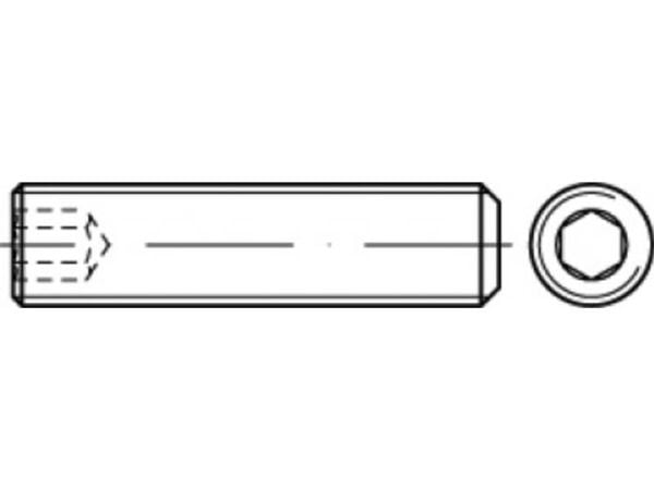 TOOLCRAFT gjengebolt/gjengekran M8, 25 mm, 100 stk (TO-5412963)