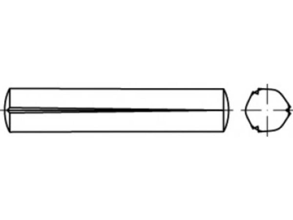 TOOLCRAFT TO-5438379 konesøm 5 mm stål, 100 stk