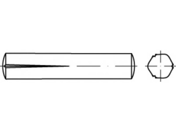TOOLCRAFT TO-5438721 Spiker 5 mm stål 100 stk