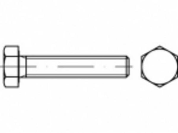 TOOLCRAFT TO-5453133 insexskruv M4 60 mm utvändig sexkant mässing 100 st