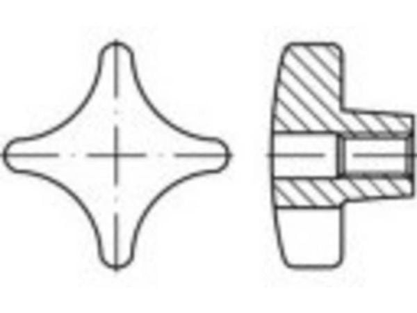 TOOLCRAFT kryssgrep i plast TO-5453880 10 stk
