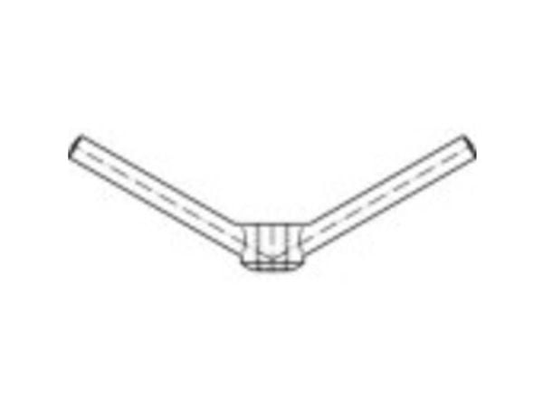 TOOLCRAFT finger muttere M20 DIN 80701 messing | 1 stk