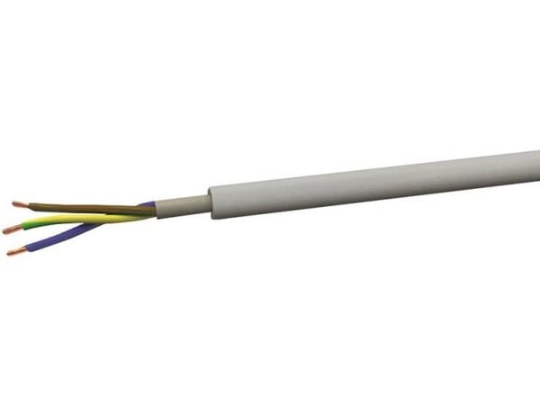 VOKA Kabelwerk installationskabel NYM-J 5 x 1,5 mm² gråvit (RAL 7035) 100 m