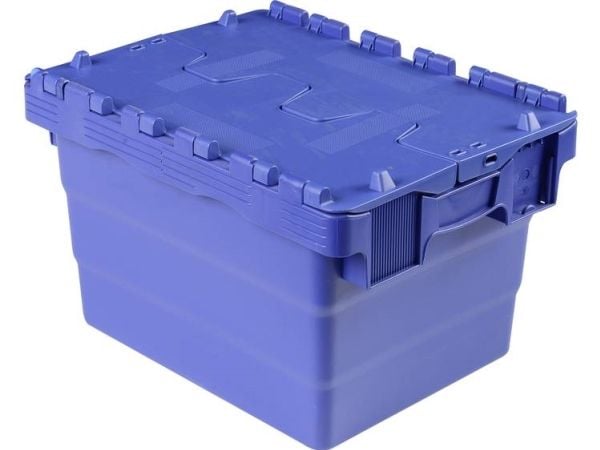 VISO DSW 4325 Taitettava kannellinen laatikko (L x K x S) 400 x 250 x 300 mm Sininen 1 kpl