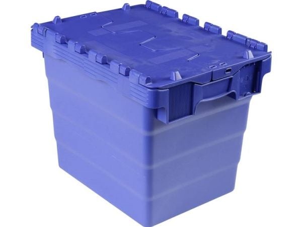 VISO DSW 4332 Taitettava kannellinen laatikko (S x K x S) 400 x 320 x 300 mm Sininen 1 kpl