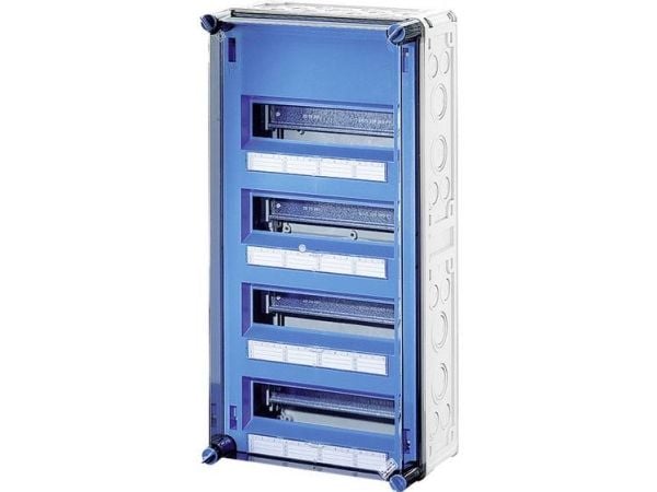 Din-Skinnekasse Mi1448 48 Modul (4x12 Modul) M/PE+N IP65