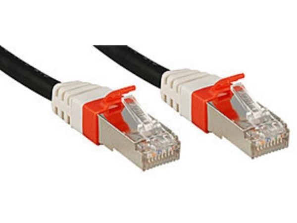Lindy 45364, 2 m, Cat6a, S/FTP (S-STP), RJ-45, RJ-45, Svart