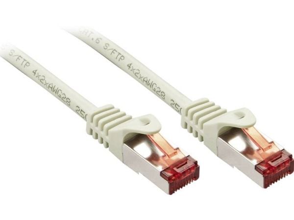 Lindy 47344, 0,3 m, Cat6, S/FTP (S-STP), RJ-45, RJ-45, Grå