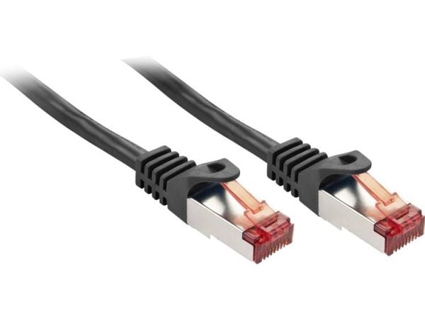 Lindy 47376, 5 m, Cat6, S/FTP (S-STP), RJ-45, RJ-45, Svart
