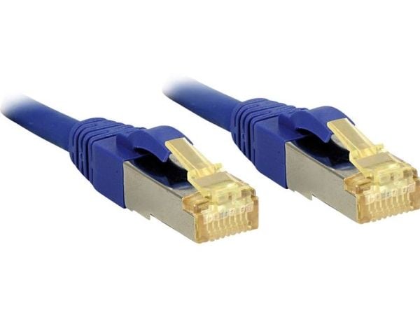 Lindy 47280, 3 m, Cat7, S/FTP (S-STP), RJ-45, RJ-45, Blå