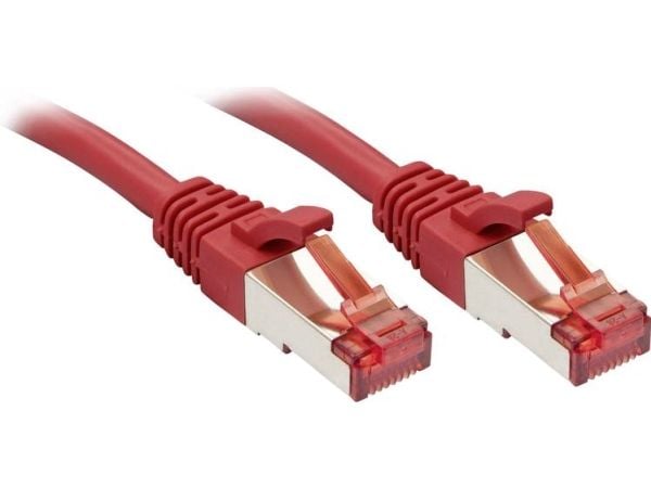 Lindy 47734, 2 m, Cat6, S/FTP (S-STP), RJ-45, RJ-45, Rød