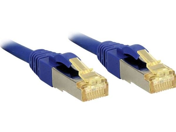 Lindy 47277, 1 m, Cat7, S/FTP (S-STP), RJ-45, RJ-45, Blå