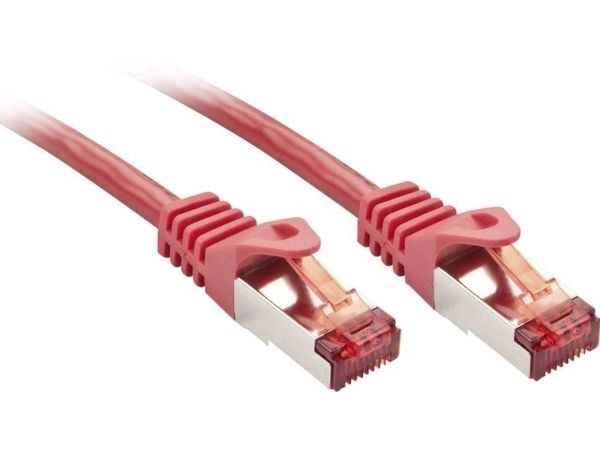 Lindy 47365, 3 m, Cat6, S/FTP (S-STP), RJ-45, RJ-45, Rød