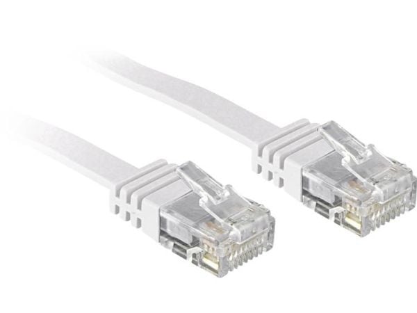 Lindy 47505, 10 m, Cat6, U/UTP (UTP), RJ-45, RJ-45, Hvit