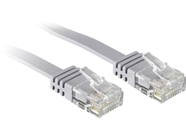 Lindy 47491, 1 m, Cat6, RJ-45, RJ-45, Grå