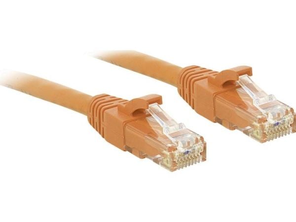 Lindy 48110, 5 m, Cat6, U/UTP (UTP), RJ-45, RJ-45, Oransje