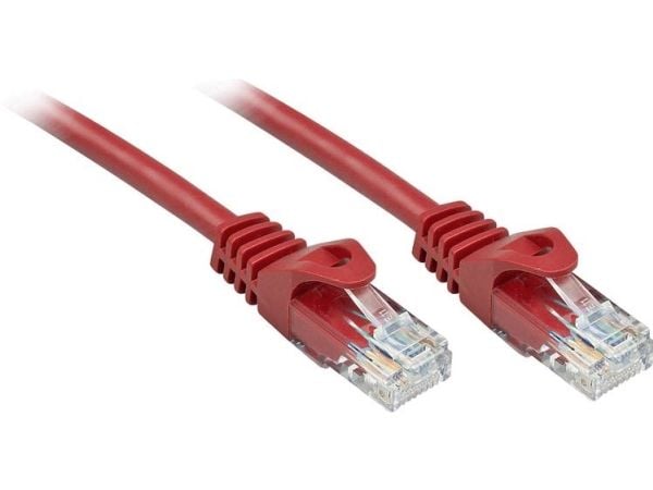 Lindy 48186, 7,5 m, Cat6, U/UTP (UTP), RJ-45, RJ-45, Rød