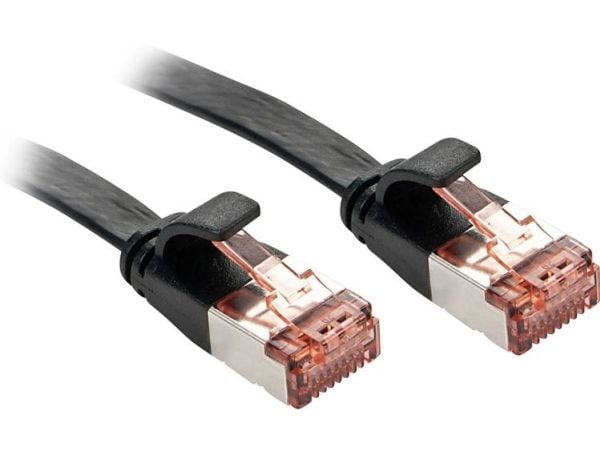 Lindy 47574, 5 m, Cat6, U/FTP (STP), RJ-45, RJ-45, Svart