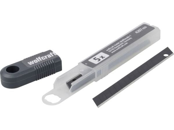wolfcraft GmbH 4207000, 5 stykker, 9 mm, 0,4 mm, Sort