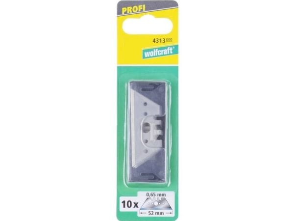 wolfcraft GmbH 4313000, 10 stk, 18,7 mm, 0,65 mm, 52 mm