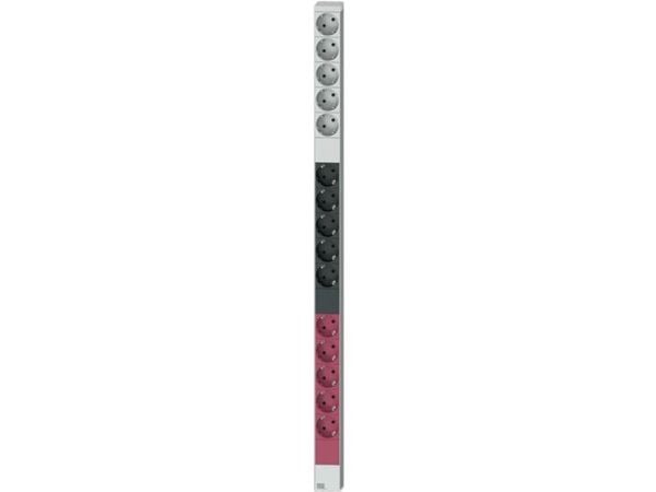 ALU 1U 15xCEE7/3 3ph power 3,0m CEE 16A rd ALU 1U 15xCEE7/3 3ph power 3,0m CEE 16A rd