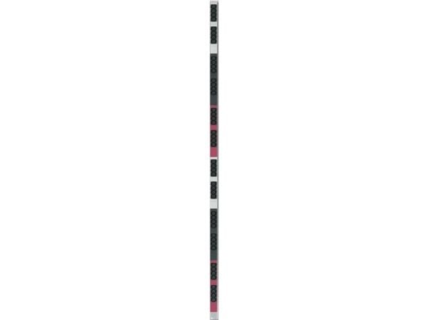 Bachmann 800.0114, 48 AC-pistorasia(a), C13 liitin, 400 V, 50 Hz, 16 A, Musta, Punainen, Valkoinen