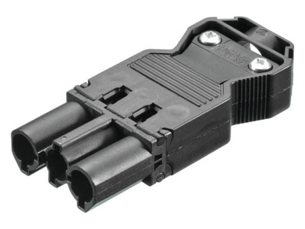 Bachmann Appliance plug GST18/3 -, GST18, Musta