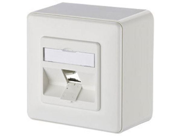 METZ CONNECT 130B10D10002-E, RJ-45, 1 moduuli(a), Valkoinen, 85 mm, 43 mm, 85 mm