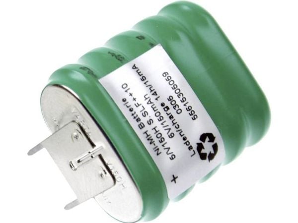 Varta V5/150H-SLF ++/- Ladattava nappiparisto 150H NiMH 150 mAh 6 V 1 kpl Varta V5/150H-SLF ++/- ladattava nappiparisto 150H NiMH 150 mAh 6 V 1 kpl