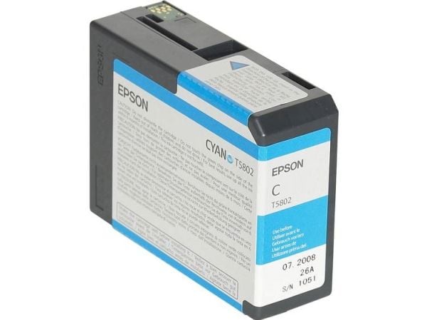 Epson Yksittäispakkaus, syaani T580200, 80 ml, 1 kpl