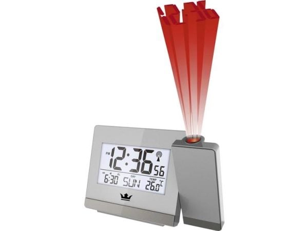 Technoline WT 538, Digital vekkerklokke, Grå, Tid, AAA Micro LR03, 147 mm, 92 mm