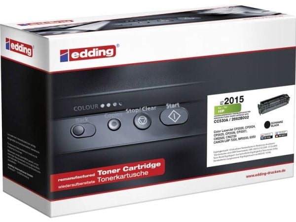 Edding EDD-2015, 3500 sidor, Svart, 1 styck