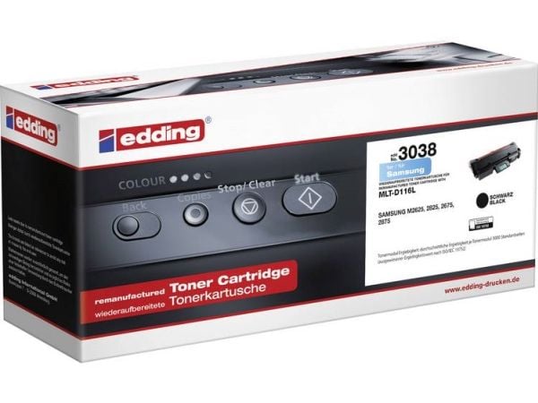 Edding EDD-3038, 3000 sivua, Musta, 1 kpl