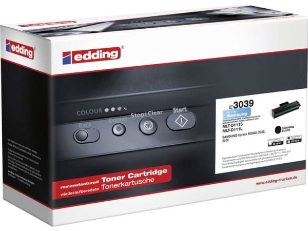 Edding EDD-3039, 2000 sivua, musta, 1 kpl